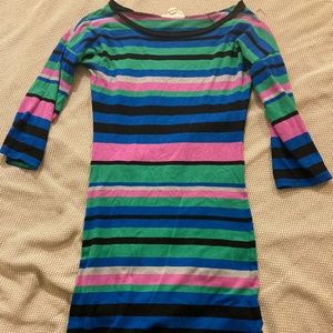 Striped mini dress